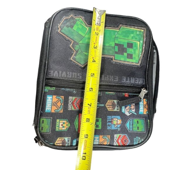Minecraft Large 16" School Backpack Detachable Lunch Bag for Kids Boys - Picture 2 of 16